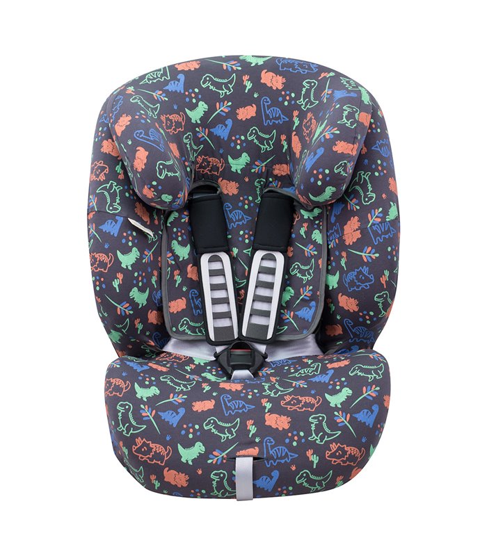 britax romer advansafix iii sict - vista frontal do Happy Dino