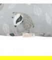 Detalle etiqueta Badger