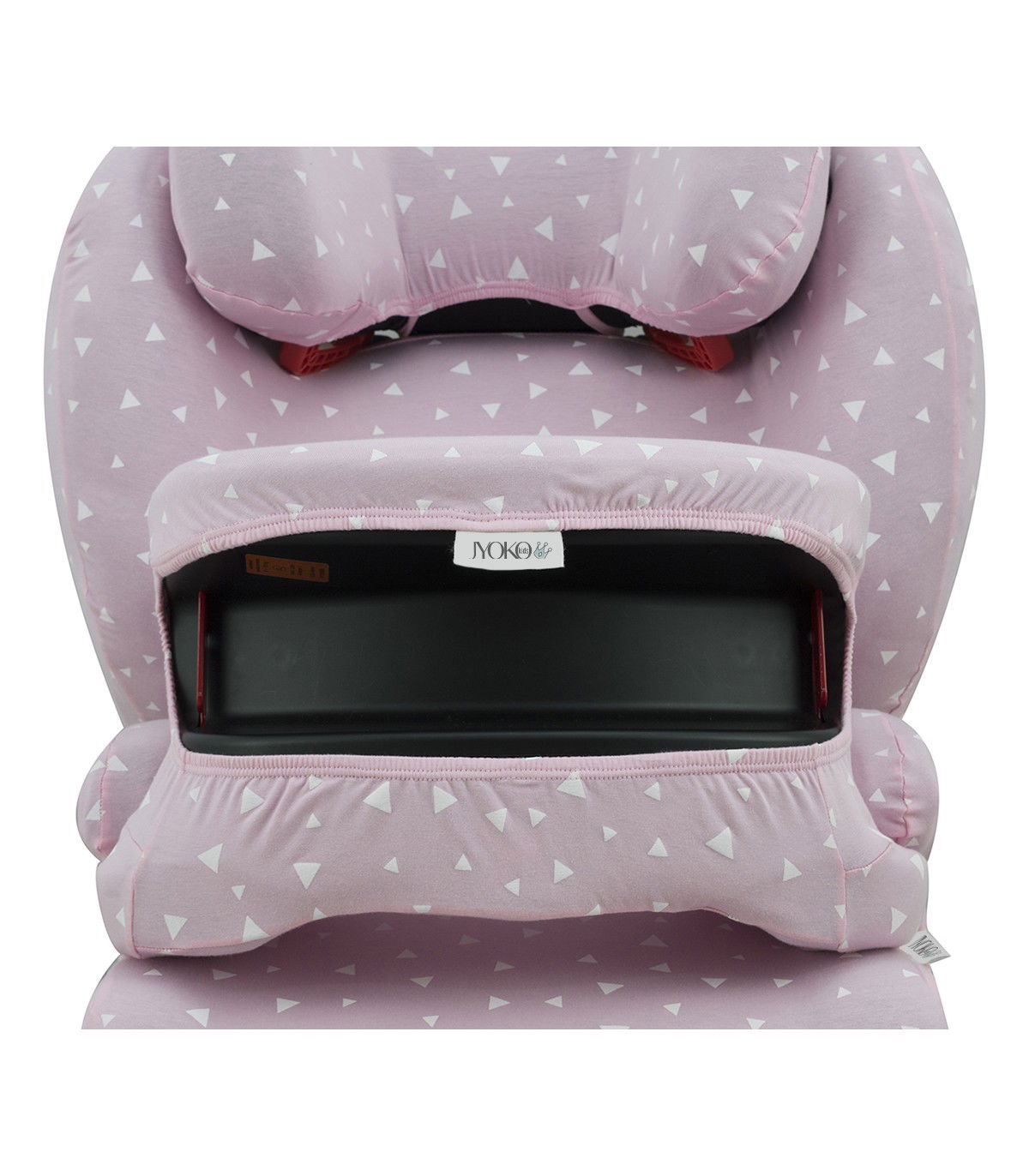 recaro monza nova is - Vista frontal con retenedor Pink Sparkles