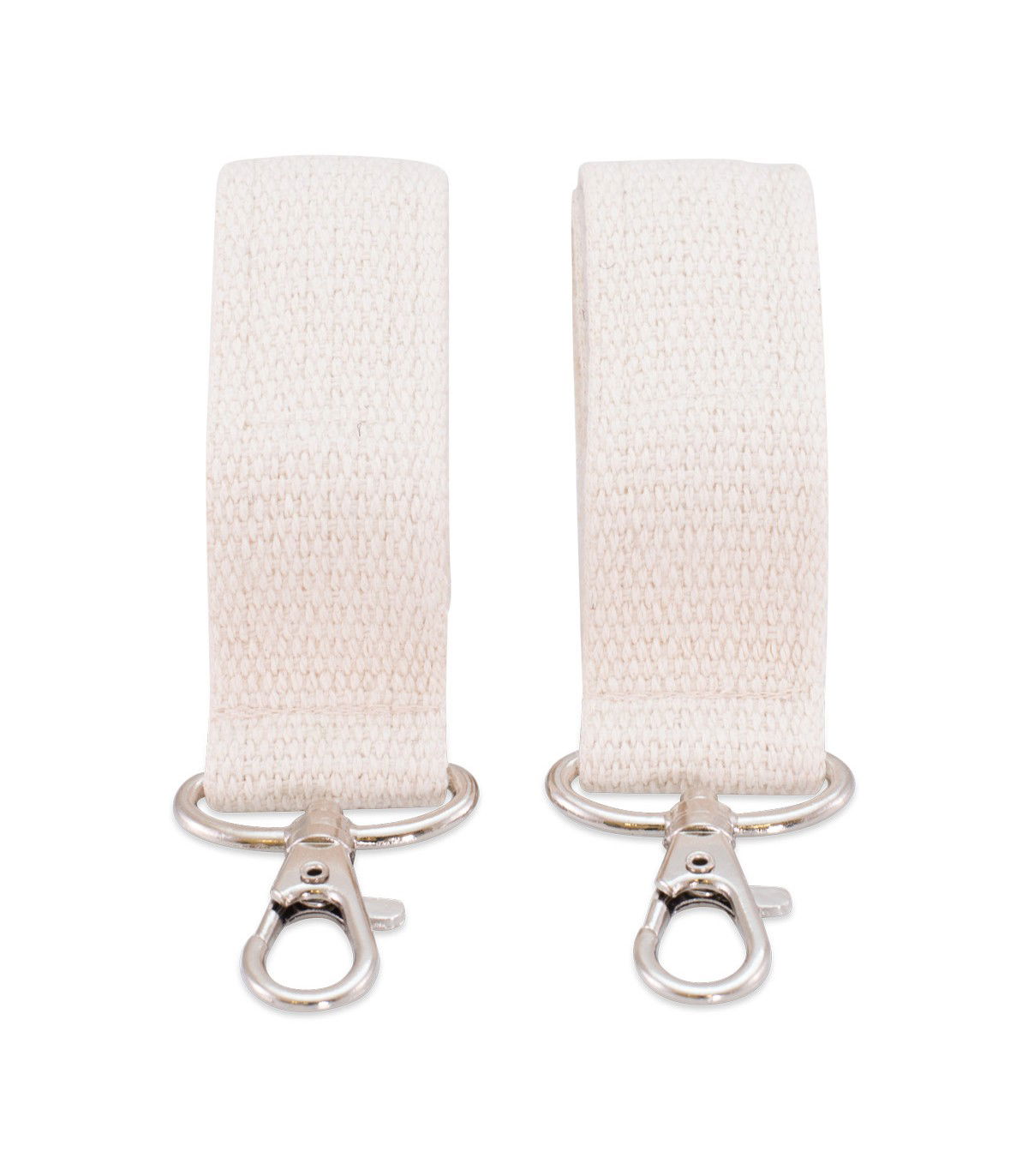 Ganchos para bolso carro bebe - Vista frontal Beige
