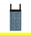Borsa Portacellulare Imbottita Etnica Blu - 3
