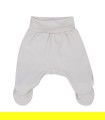 Cremefarbenes First Wear Set mit Schnullerhalter - 4