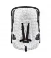 Paseo et Doona Plus Casqueur - Picnic Vichy Front View