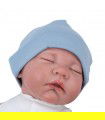 Babyblaue Babymütze - 3