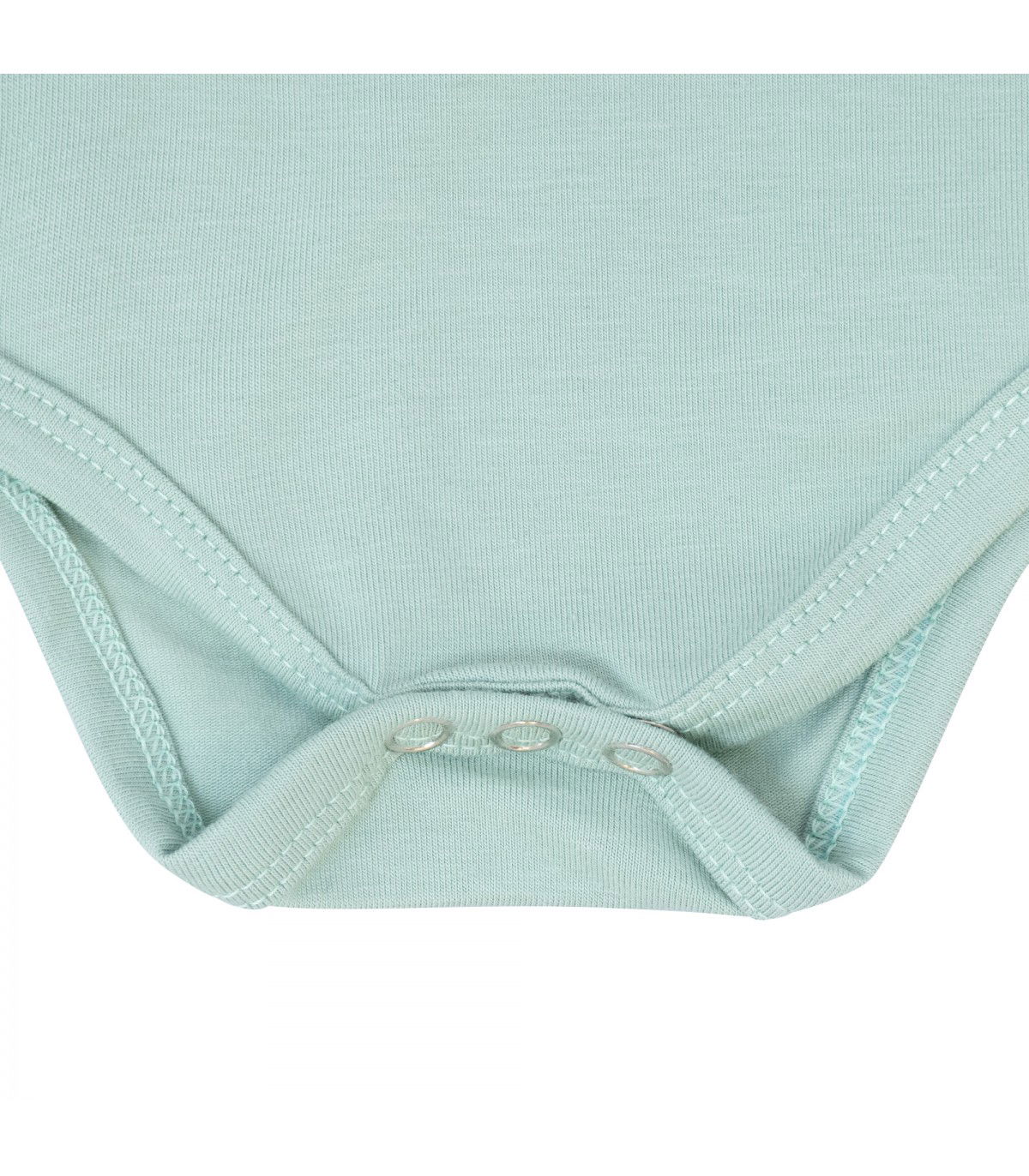 Premier corps pour bébé pastel vert vert manga - boutons de détail