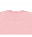 Body de primera puesta para bebé Rose Quartz Manga Corta - Detalle Cuello Trasero