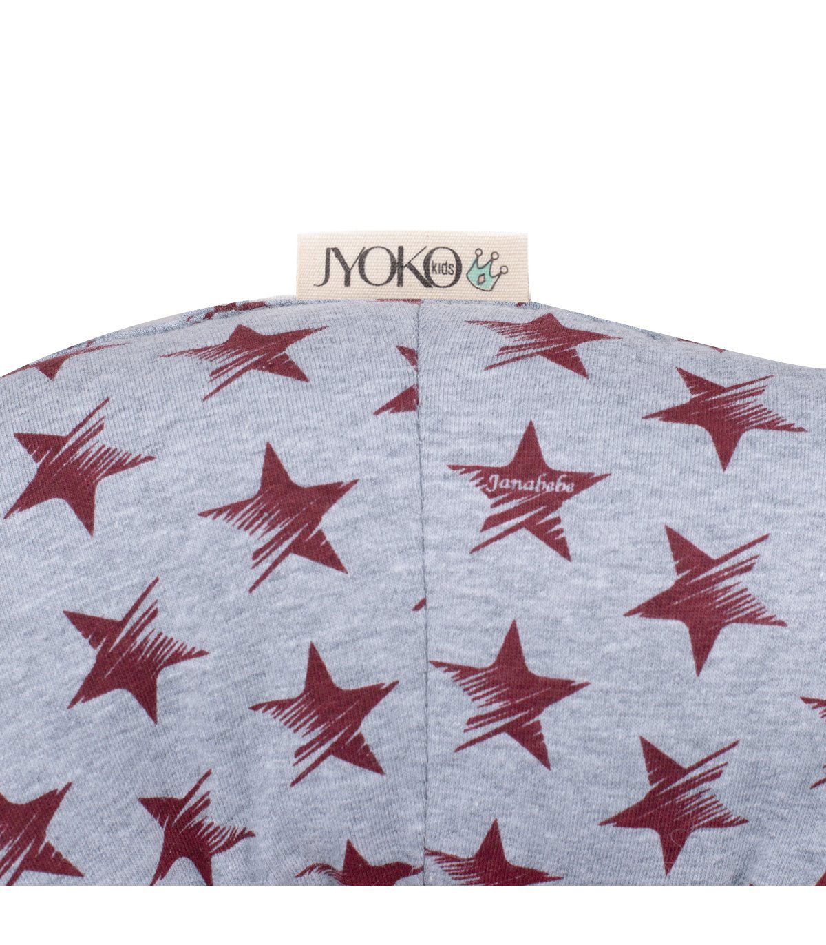 Almofada de viagem - detalhe da etiqueta Chalk Star