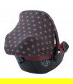 Maxi cosi Pebble y Bebe confort - Vista 3/4 trasera Fluor Heart