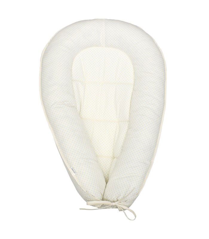 Cocon pour Bébé Mousseline Blue Dots - 1