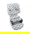 Cybex Pallas Fix - Vista 3/4 desplegada Racoon Town